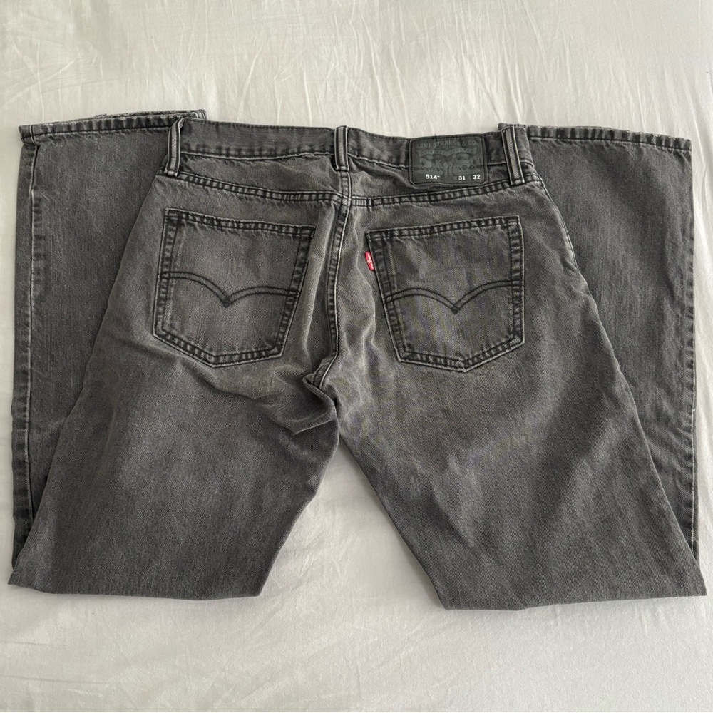 Levi’s black 514 vintage jeans